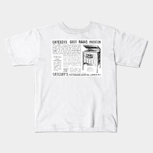 Catesby's Radio Store - Orbit Radio-Gramo-Phone - 1931 Vintage Advert Kids T-Shirt